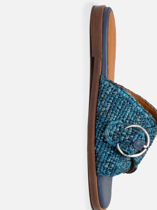 Clergerie Blue Slides - Size 8 - Picture 4 of 9